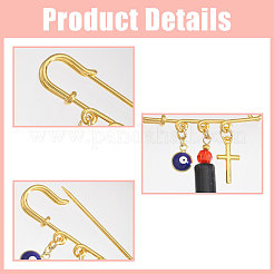 5Pcs 304 Stainless Steel Kilt Pins&nbsp;JEWB-CA00009