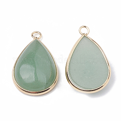 Natural Green Aventurine Pendants&nbsp;G-S330-21