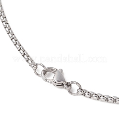 304 Stainless Steel Box Chain Lariat Necklaces&nbsp;NJEW-JN05886