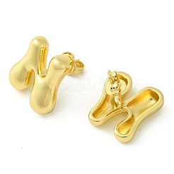Rack Plating Brass Earrings&nbsp;EJEW-S222-01G-N