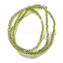 Transparent Electroplate Glass Beads Strands&nbsp;EGLA-H107-01A-AB10