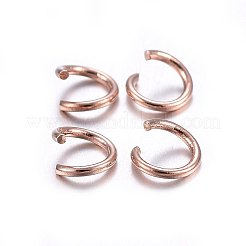 304 Stainless Steel Open Jump Rings&nbsp;STAS-O107-06RG-I