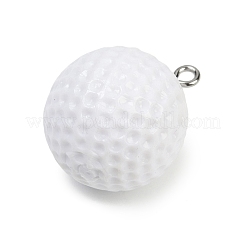 Sport Theme Resin Pendants&nbsp;RESI-I063-01D