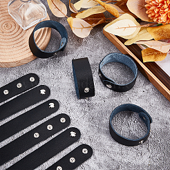 Adjustable Plain Leather Cord Bracelet&nbsp;BJEW-WH0022-48A