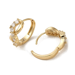 Brass Hoop Earrings&nbsp;EJEW-L271-15KCG-05