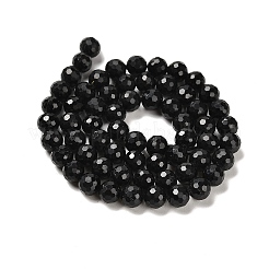 Natural Black Tourmaline Beads Strands&nbsp;G-K345-A04-01