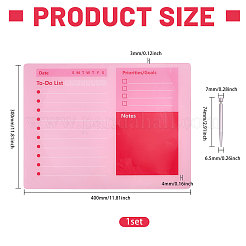 Rectangle Acrylic Dry-Erase Planner Board&nbsp;AJEW-WH0609-958A