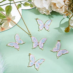 6Pcs Rack Plating Brass Enamel Pendants&nbsp;KK-BBC0017-67