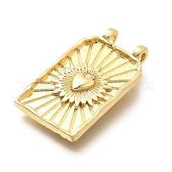 Rectangle Brass Pendants&nbsp;X-KK-S508-03C-G