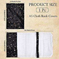 Velvet Book Covers for Paperbacks&nbsp;AJEW-WH20120-05