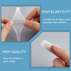 200Pcs PE Makeup Brush Protector Reusable Expandable Mesh Cover&nbsp;MRMJ-GF0001-51C
