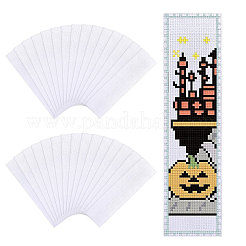 30Pcs Cotton Aida Cloth Bookmarks for Cross Stitch Making&nbsp;AJEW-GL0002-99A