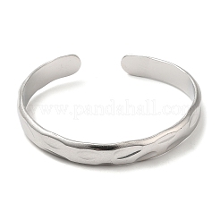 Non-Tarnish 304 Stainless Steel Cuff Bangles&nbsp;BJEW-K267-03P
