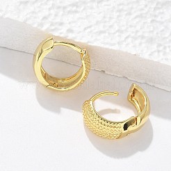 Brass Hoop Earrings&nbsp;EJEW-F359-10G-03