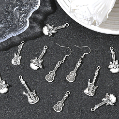 40Pcs 4 Styles Tibetan Styles Zinc Alloy Pendants&nbsp;TIBEP-SC0003-36