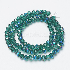 Electroplate Glass Beads Strands&nbsp;EGLA-A034-T4mm-I15