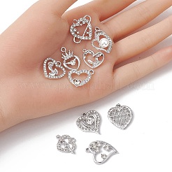 10Pcs 10 Style Alloy Pendants&nbsp;ALRI-YW0001-18P