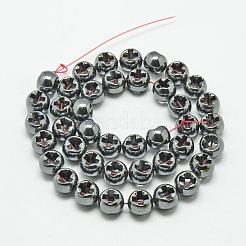 Non-magnetic Synthetic Hematite Beads Strands&nbsp;X-G-Q943-13