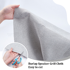 Burlap Speaker Grill Cloth&nbsp;AJEW-WH0459-94B