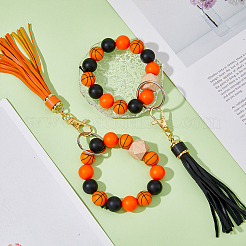 DIY Basketball Keychain Wristlet Making Kit&nbsp;DIY-HY0001-44