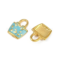 304 Stainless Steel Enamel Pendants&nbsp;STAS-Z140-03G-02