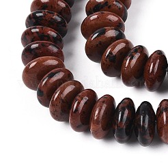 Natural Mahogany Obsidian Beads Strands&nbsp;G-T144-49C-01