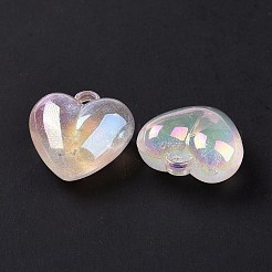 UV Plating Luminous Transparent Acrylic Beads&nbsp;OACR-C001-05