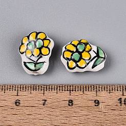 Handmade Porcelain Ceramic Beads&nbsp;PORC-Q005-08A
