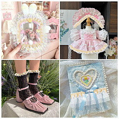 10Yards Polyester Lace Ribbon&nbsp;OCOR-TA0004-26A