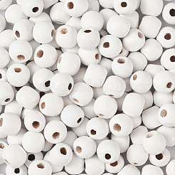 Dyed Natural Wood Beads&nbsp;WOOD-TA0001-19-B