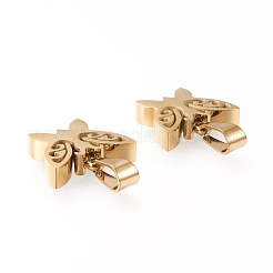 Ion Plating(IP) 304 Stainless Steel Pendants&nbsp;STAS-F253-08G