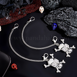 Zinc Alloy Shoe Curb Chains&nbsp;FIND-PH0007-38A