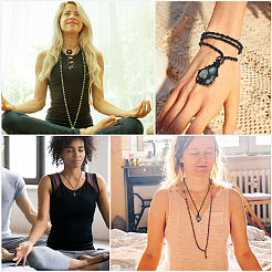 6Pcs Adjustable Waxed Cord Macrame Pouch Empty Stone Holder Necklace Making&nbsp;NJEW-BBC0001-08C