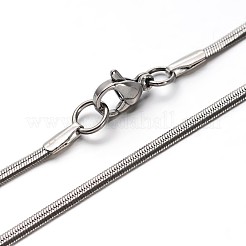 304 Stainless Steel Snake Chains Necklaces&nbsp;NJEW-O058-25