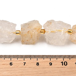 Raw Rough Natural Quartz Crystal Beads Strands&nbsp;G-Z087-B02