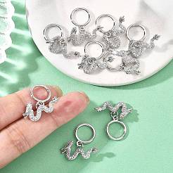 SHEGRACE Dragon Brass Micro Pave Clear Cubic Zirconia Toggle Clasps&nbsp;XGRQ58413-788P