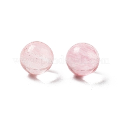Cherry Quartz Glass Sphere Beads&nbsp;G-P520-17