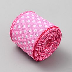 Polyester Ribbons&nbsp;SRIB-WH0011-418B