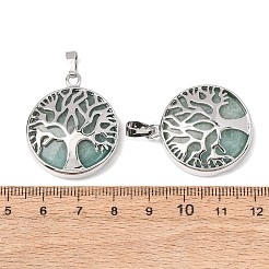 Natural Amazonite Pendants&nbsp;GG-CBA0251-10E-P