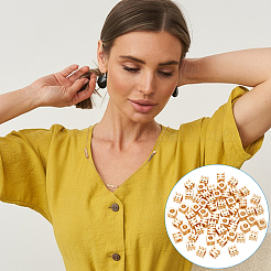 60Pcs Brass Spacer Beads&nbsp;KK-UN0005-43G