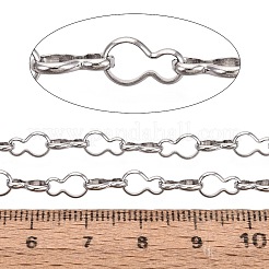 304 Stainless Steel Gourd Link Chains&nbsp;CHS-Q009-08P-02