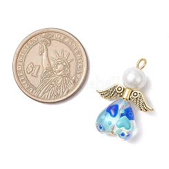 Handmade Glass Enamel Pendants&nbsp;PALLOY-JF04265-01