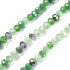 Electroplate Glass Beads Strands&nbsp;EGLA-YW0002-D04