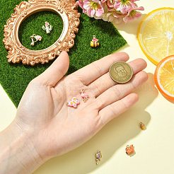 8Pcs 8 Styles Alloy Enamel Charms&nbsp;ENAM-CJ0007-39