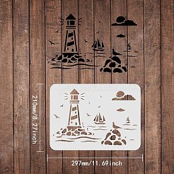 Large Plastic Reusable Drawing Painting Stencils Templates&nbsp;DIY-WH0202-137