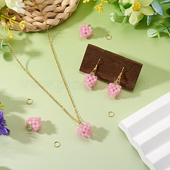 5Pcs Glass Beaded Pendants&nbsp;FIND-TA0009-10