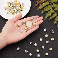 Tibetan Style Zinc Alloy Dog Paw Prints European Beads&nbsp;MPDL-PH0001-07-RS-WH