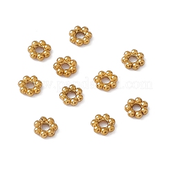 Ion Plating(IP) 304 Stainless Steel Daisy Spacer Beads&nbsp;STAS-G291-01B-G