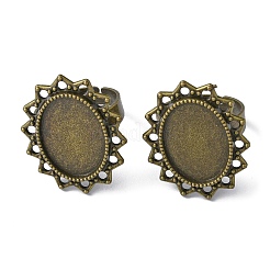 Adjustable Alloy Pad Ring Settings&nbsp;FIND-WH0110-463AB