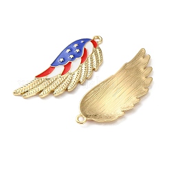 Independence Day Alloy Enamel Pendants&nbsp;ENAM-I069-02G-01B